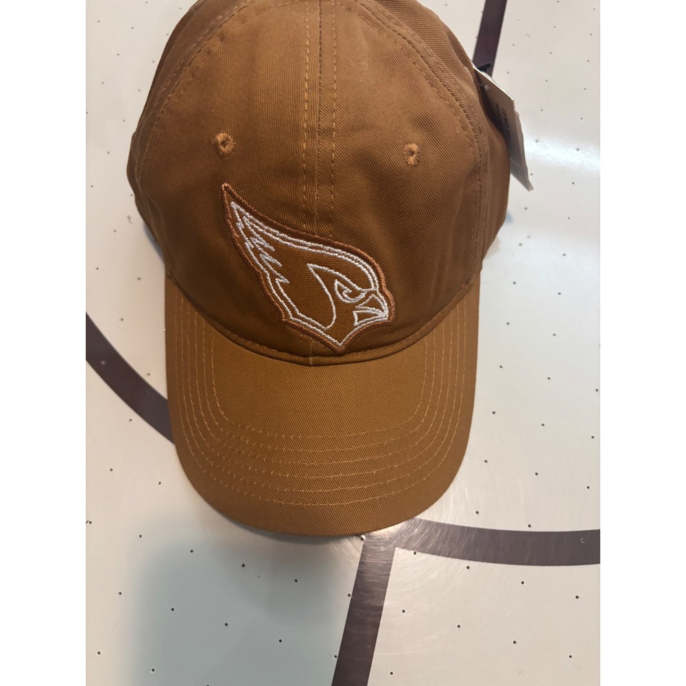 Pro Standard Arizona Cardinals NFL Brown Leather Strapback Hat Adjustable Cap - Picture 2 of 8